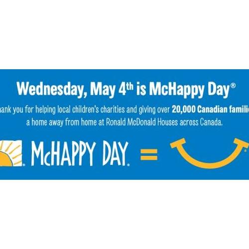  McHappy Day Proceeds Include the Michael Cuccione Foundation 